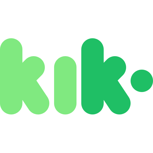 Kik social media logotype brands and logotypes icon