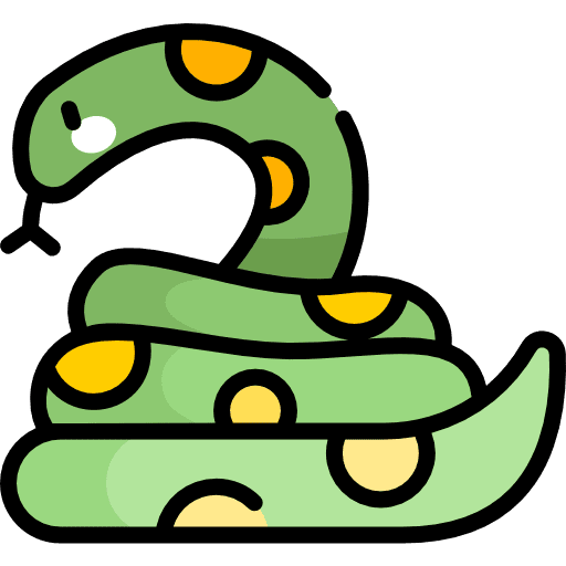 Snake wild zoo animal kingdom icon