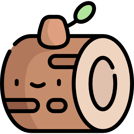 Trunk tree nature firewood icon