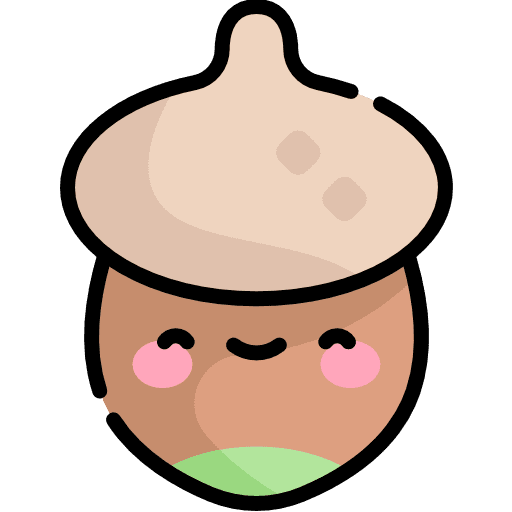 Acorn healthy food vegetarian food and restaurant icon