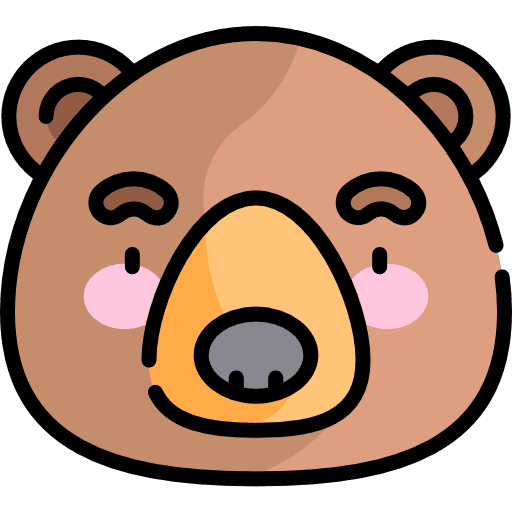 Bear zoo user head icon