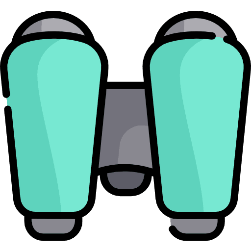 Binoculars tools and utensils spy see icon