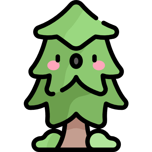 Pine tree yard pine tree forest icon