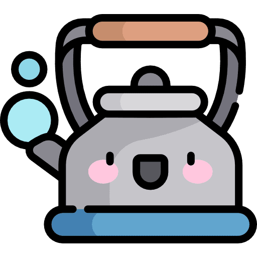 Tea pot pot kitchenware hot drink icon