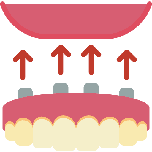 Dentures teeth dentist dental icon