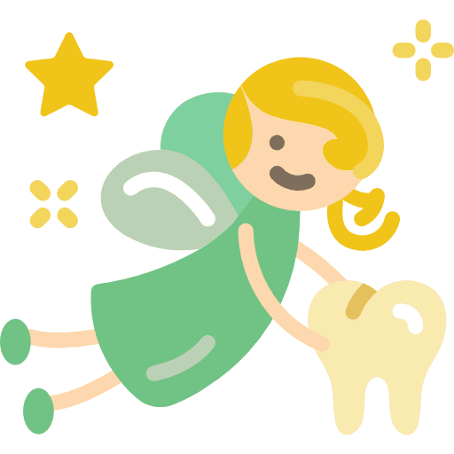 Tooth fairy tooth fairy teeth folklore icon