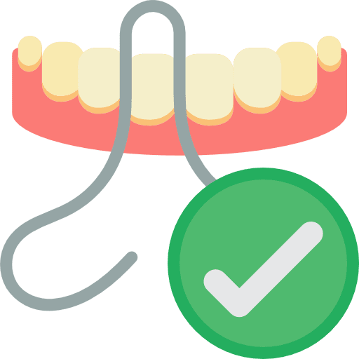 Floss medical healthcare and medical dentist icon