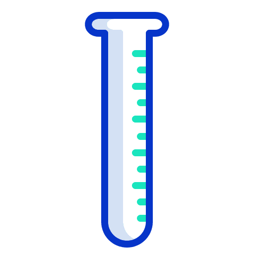 Test tube science laboratory flask icon