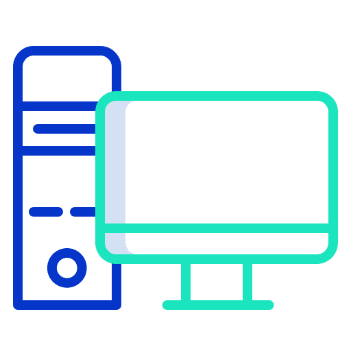 Desktop desktop computer screen icon