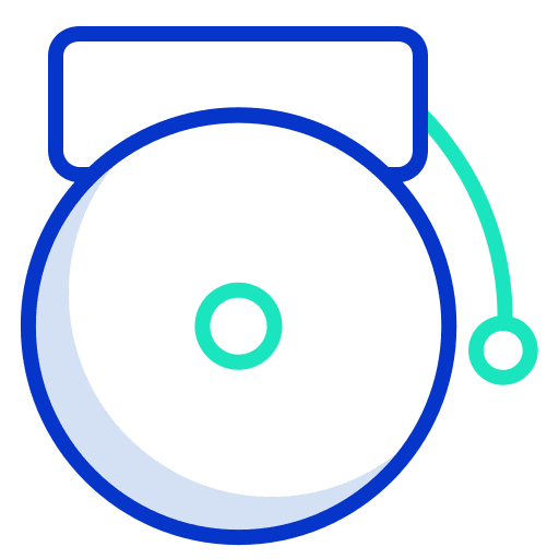 Bell ring tools and utensils bell icon