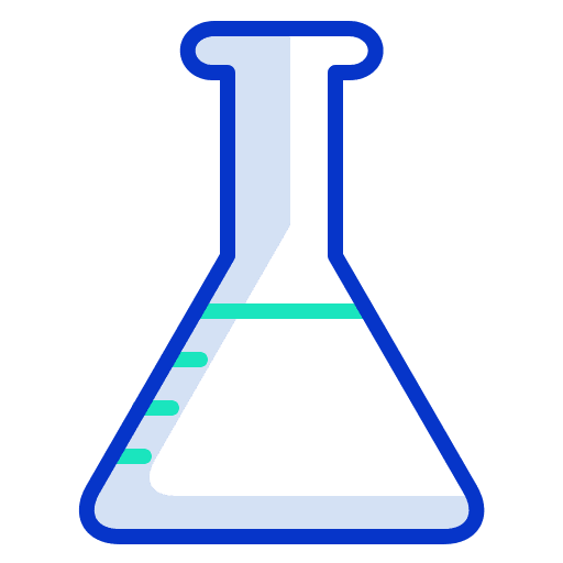 Flask tools and utensils flask chemistry icon