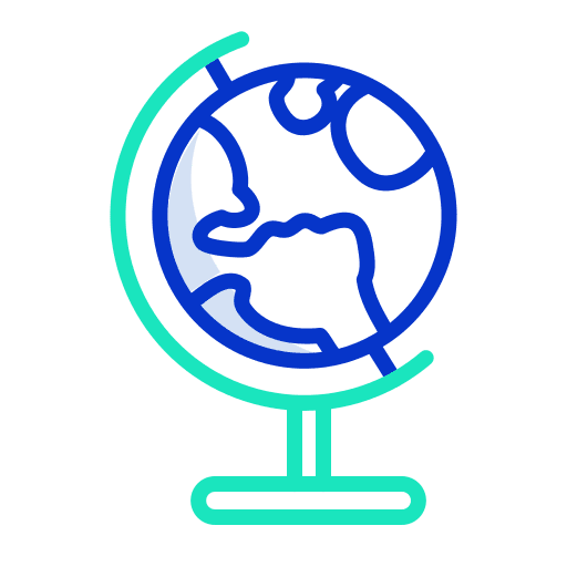 Globe planet earth maps and location earth globe icon