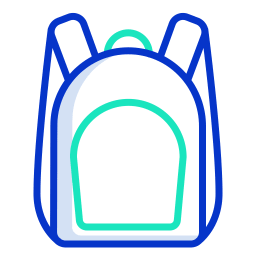 Bag satchel books bag icon