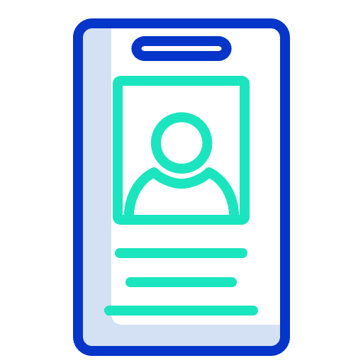 Id card student card identity user icon