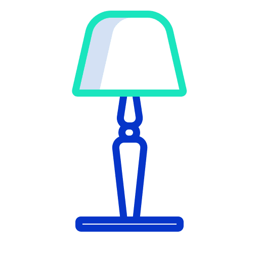Lamp illumination tools and utensils lamp icon