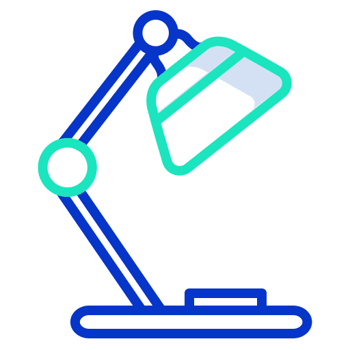 Lamp study light bulb light icon