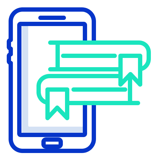 Online graduation books education icon