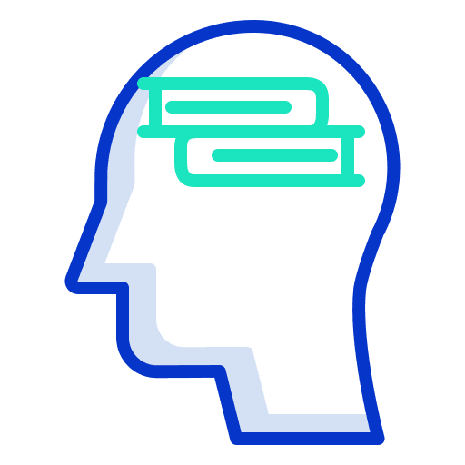 Read head people education icon