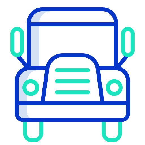 School bus automobile public transport public icon