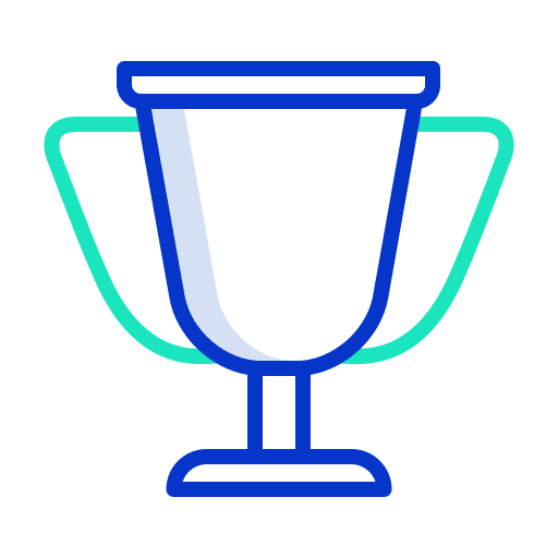 Trophy cup champion winner icon