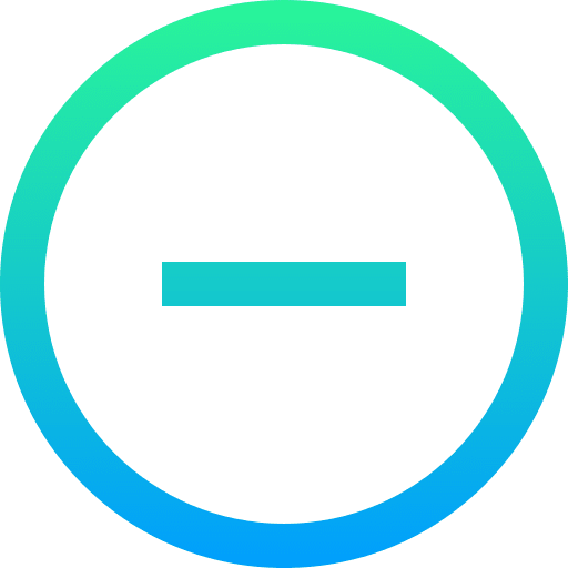 Minus substraction ui minus icon