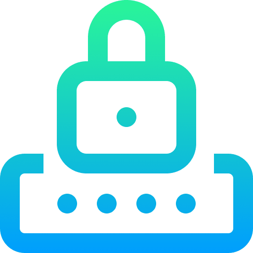 Password technology interface access icon