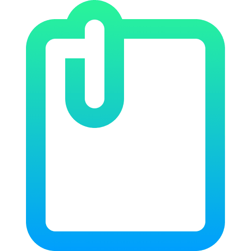 Attached attached documents ui icon