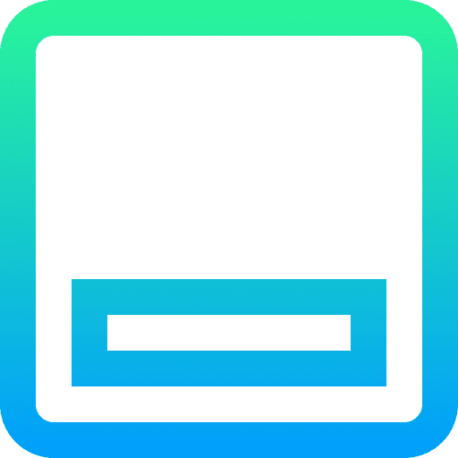 Minimize button multimedia option ui icon