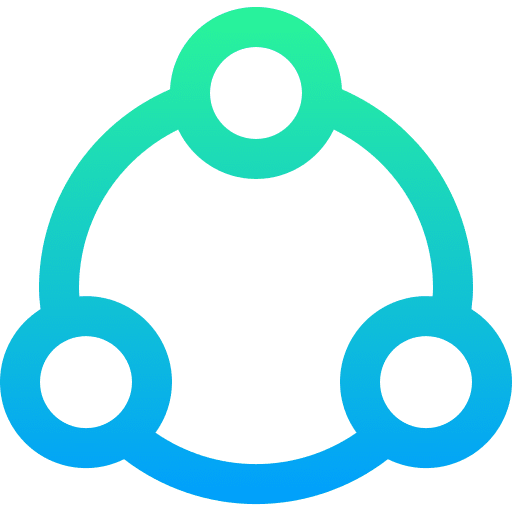 Share social network social media shapes icon