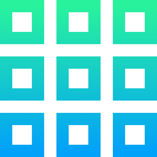 Square options grid interface icon