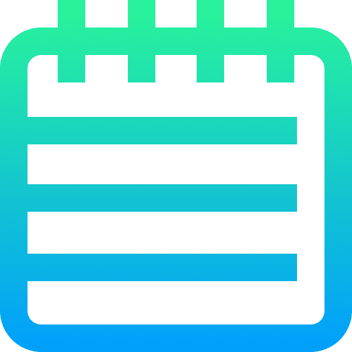 Notepad interface note notepad icon