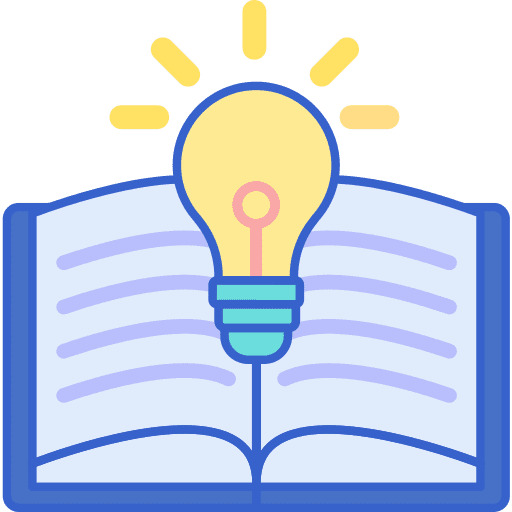 Teaching creative book teaching icon