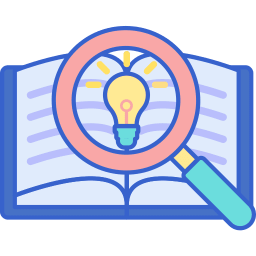 Search knowledge study read icon