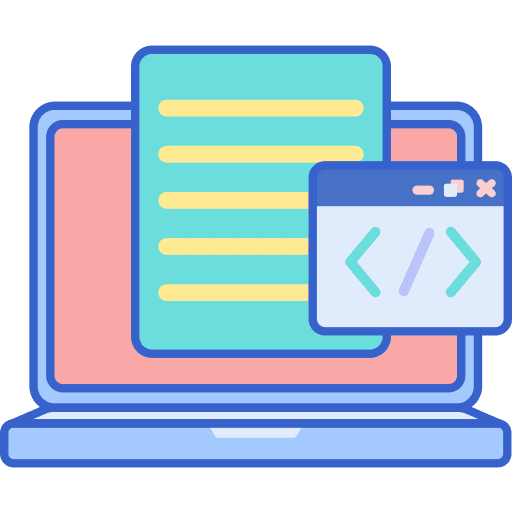 Code electronics web page computer icon