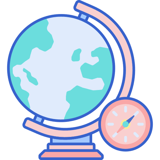 Geography planet earth worldwide global icon