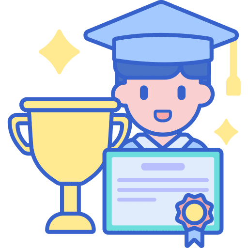 Success certificate winner success icon