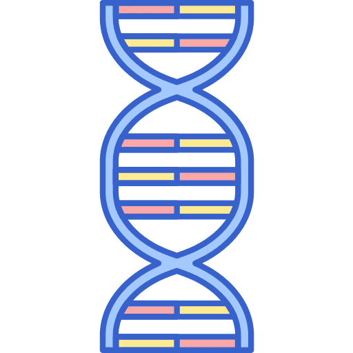 Biology molecules physics chemical icon