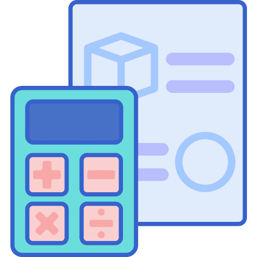 Maths calculation technology electronics icon