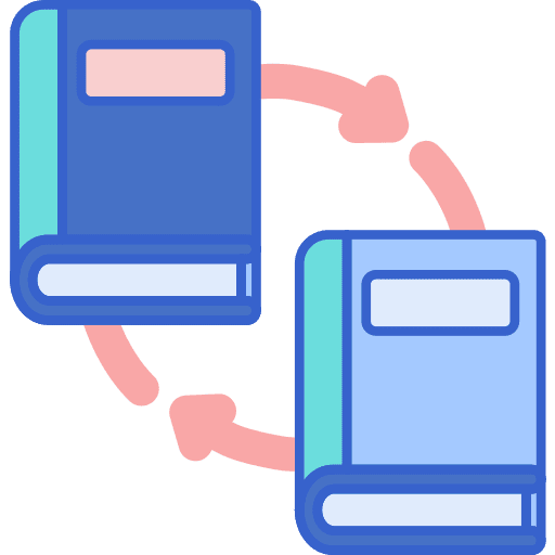 Transfer files and folders document transfer icon