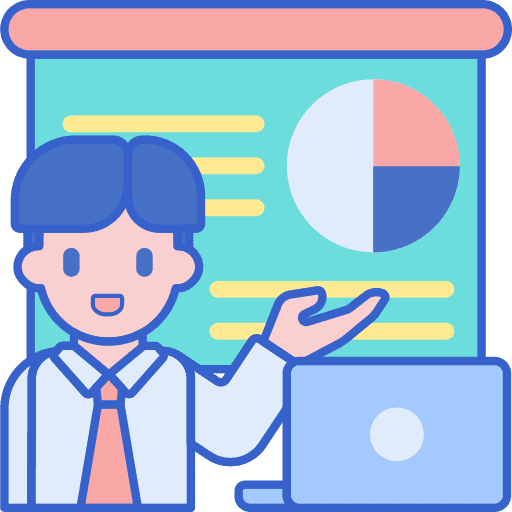 Presentation lecture education training icon