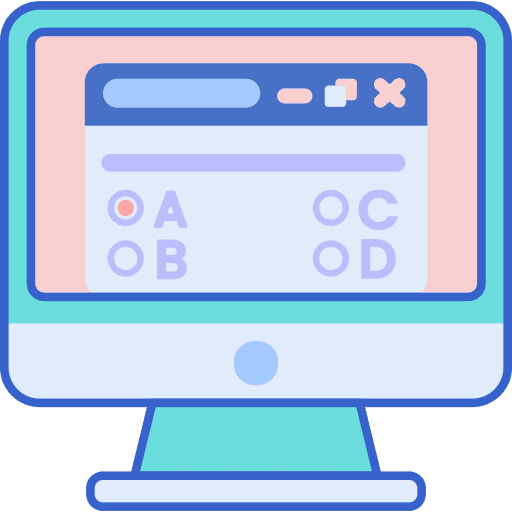 Test education test online icon