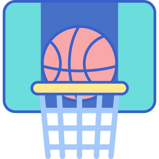 Basketball sports and competition basketball basket icon