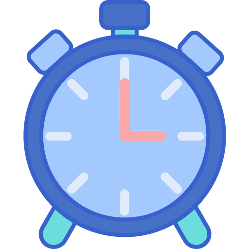 Timing time chronometer time and date icon