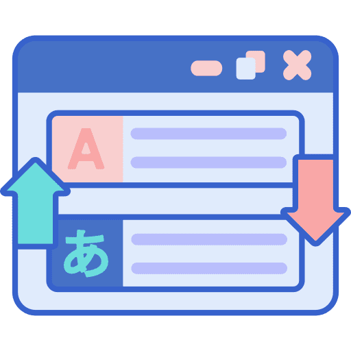 Translator webpage translator browser icon