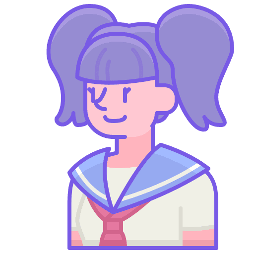 Schoolgirl schoolgirl professions and jobs user icon