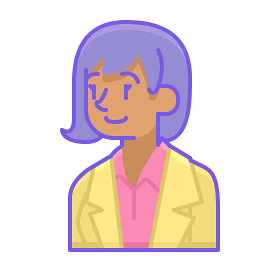 Businesswoman user profession woman icon