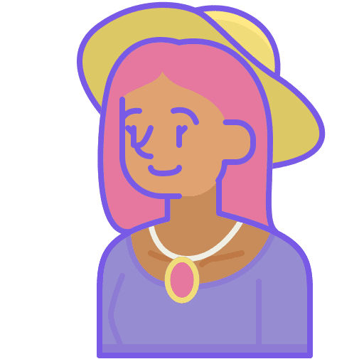 Woman avatar professions and jobs fancy icon