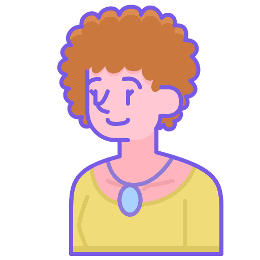 Woman fancy avatar profession icon