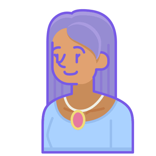 Woman fancy avatar user icon