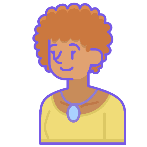 Woman fancy user avatar icon